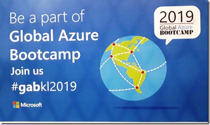Azure Global Bootcamp 2019 - Kuala Lumpur-Event Update