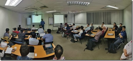 Azure Machine Learning and AI Workshop at COMAT Singapore.