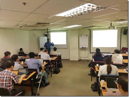 Azure Machine Learning and AI Workshop at COMAT Singapore.